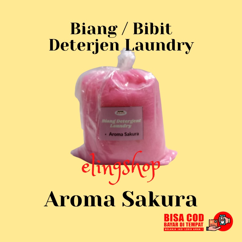 Biang Bibit Sabun Deterjen Detergen Detergent Cair Laundry Pakaian Aroma Sakura