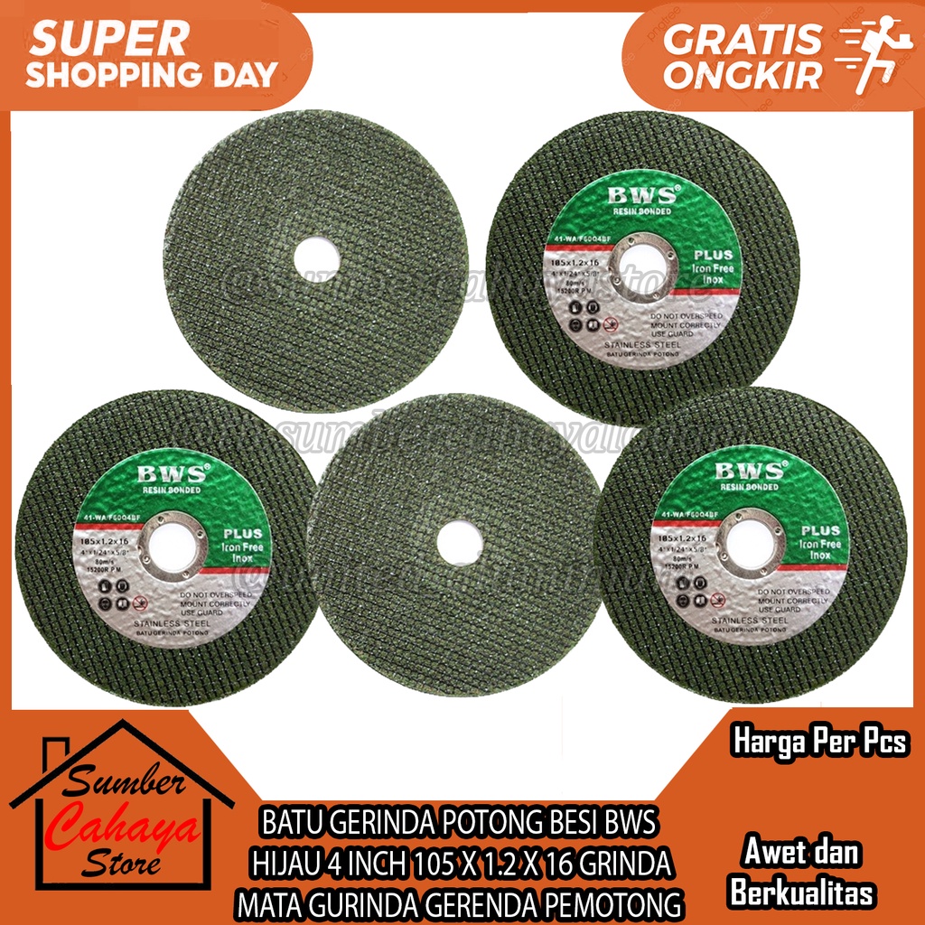 Bosch A 46 T BF Mata Gerinda Potong Besi 4" 701 Batu Potong Besi Grinda Mata Gurinda Gerenda Pemoton