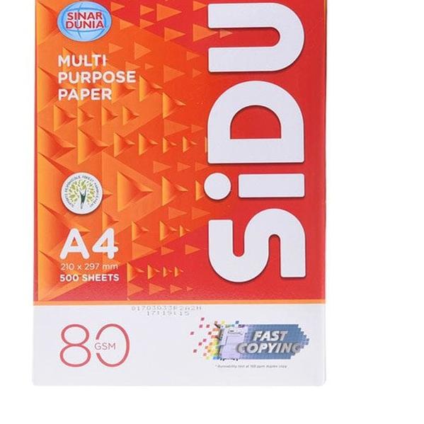 

✓ Kertas HVS Sinar Dunia SIDU A4 80 Gram Terbaik