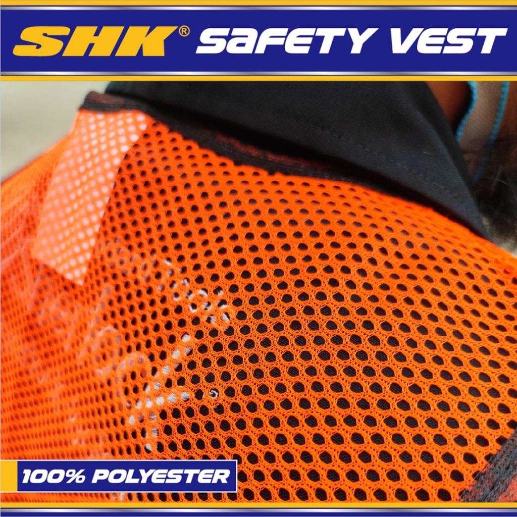 Rompi Proyek Jaring Safety Vest Orange Scot Lite size L SHK