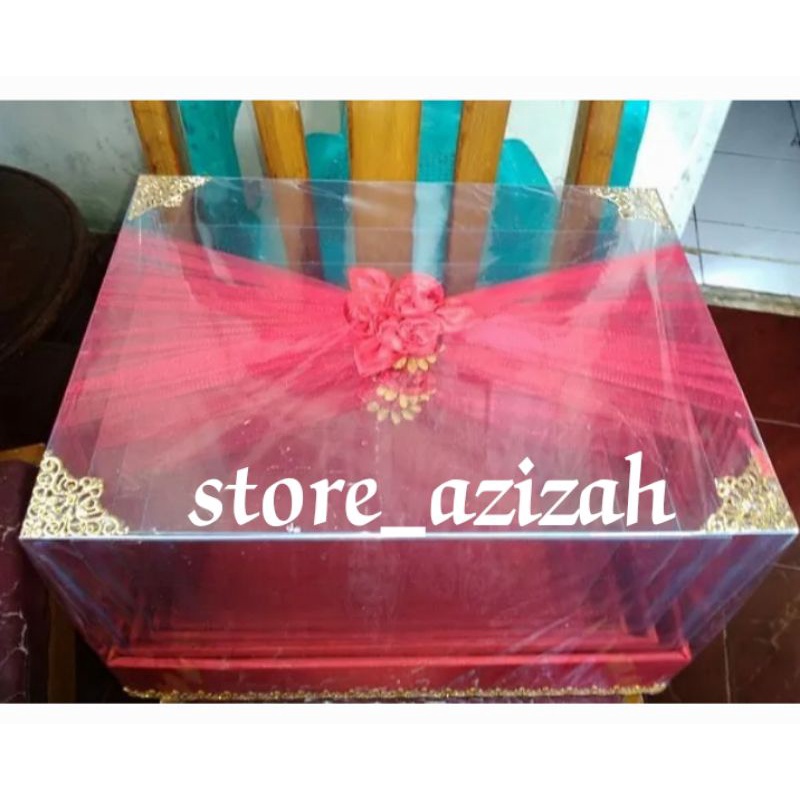 

Kotak hantaran / kotak seserahan full mika model tile warna pink BAHAN TRIPLEK KERBOT PRODAK DARIstore_azizah