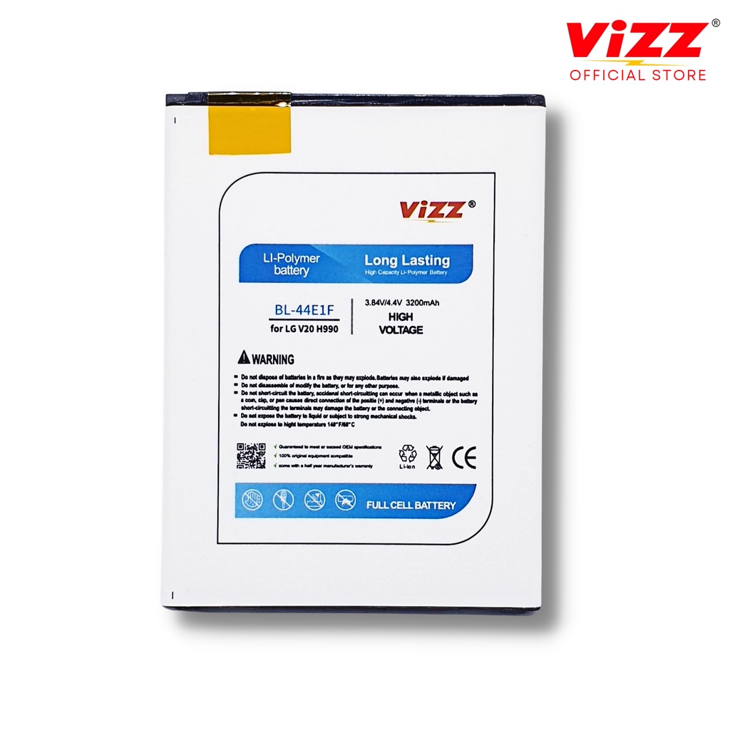 VIZZ Baterai LG BL-44E1F Batre V20 / H990 / BL44E1F