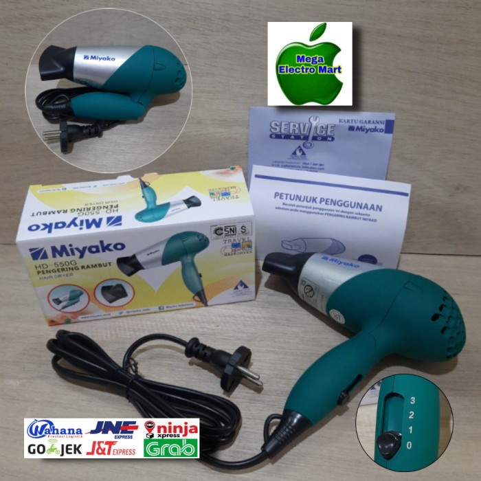 Hairdryer Miyako Hd550G Hairdryer Travel