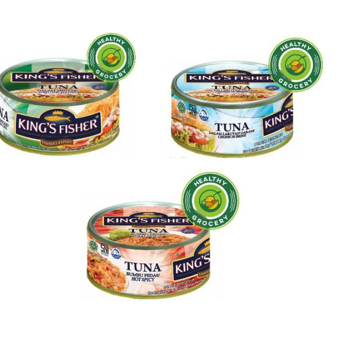 

Terbaru 6.6 King's Fisher Tuna 170gr In Brine / In Oil / Hot Spicy / Sambal Matah