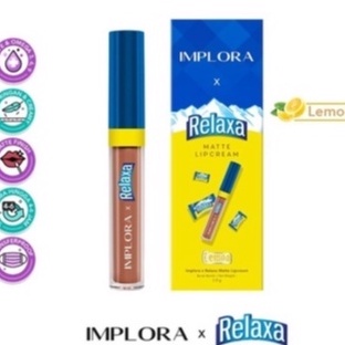 IMPLORA X RELAXA MATTE LIPCREAM CHERRY LEMON  [LIMITED EDITION]