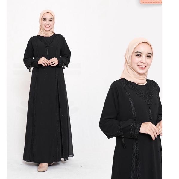 Serbuuuu.. (GAMIS TURKEY RENDA) GAMIS ABAYA TURKEY KOMBINASI RENDA BORDIR MEWAH / GAMIS PESTA / DRES