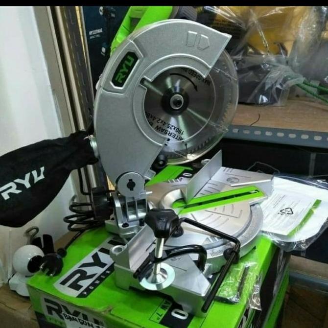 MESIN POTONG ALUMUNIUM 7 INCH TEKIRO RYU MITER SAW LOW WATT ricky87 Buru Order