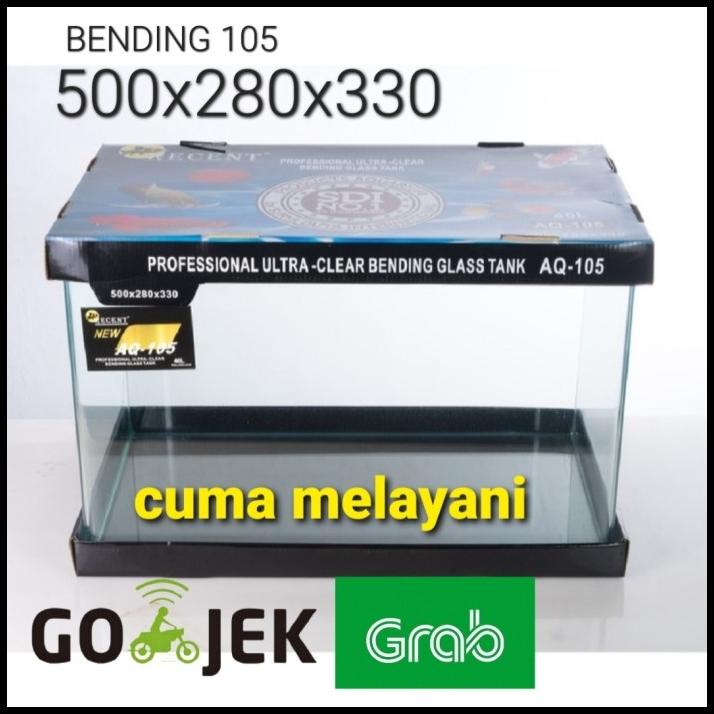 Promo Aquarium Bending 105 Bending Glass Tank 105 Recent