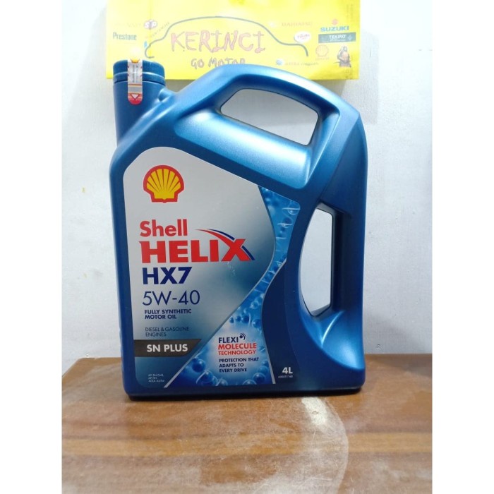 OLI SHELL HELIX HX7 PLUS 5W-40 4L GALON - OLI SHELL HELIX HX7 5W-40 4L