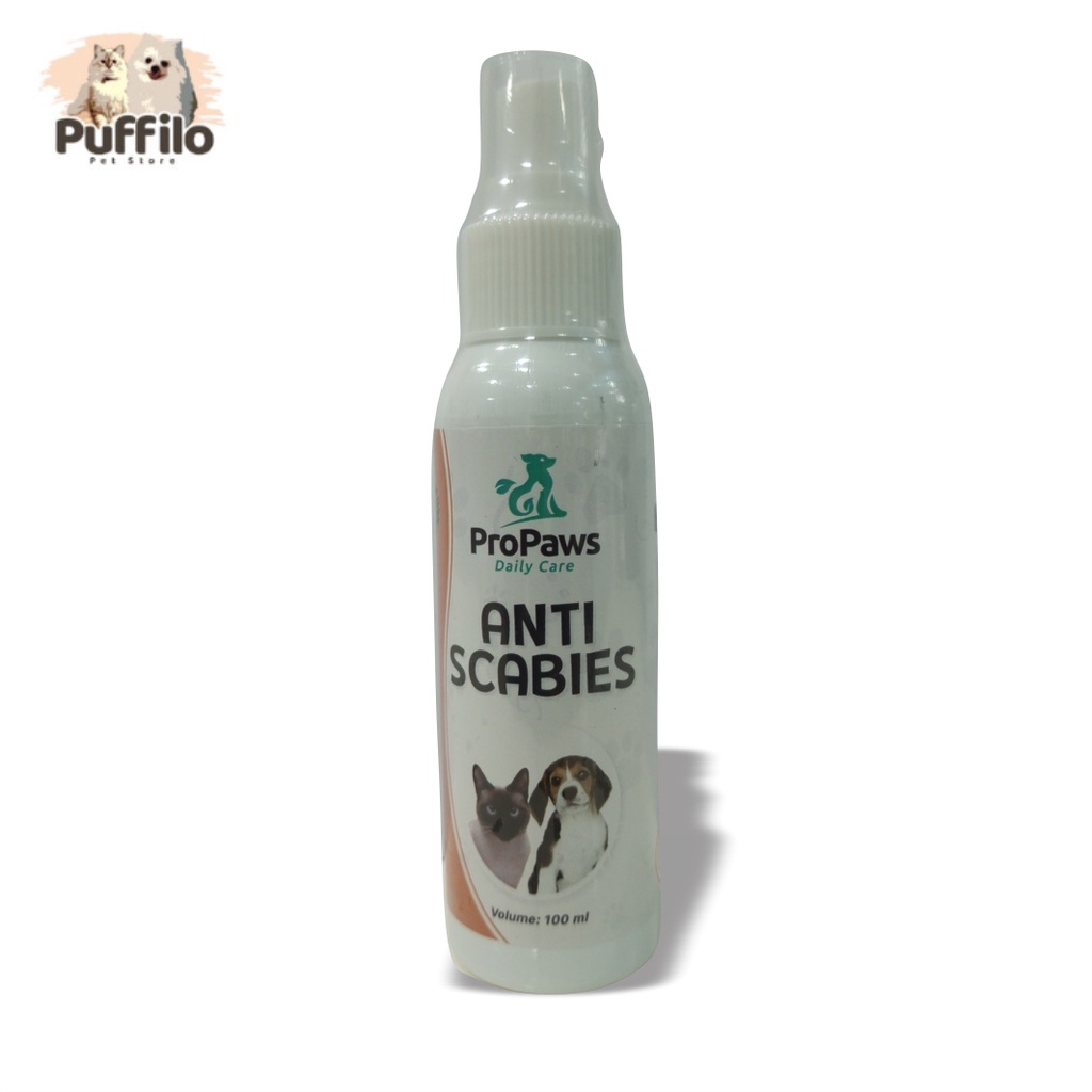 Obat Jamur Scabies ProPaws Spray Bio 100ml - untuk anjing dan kucing