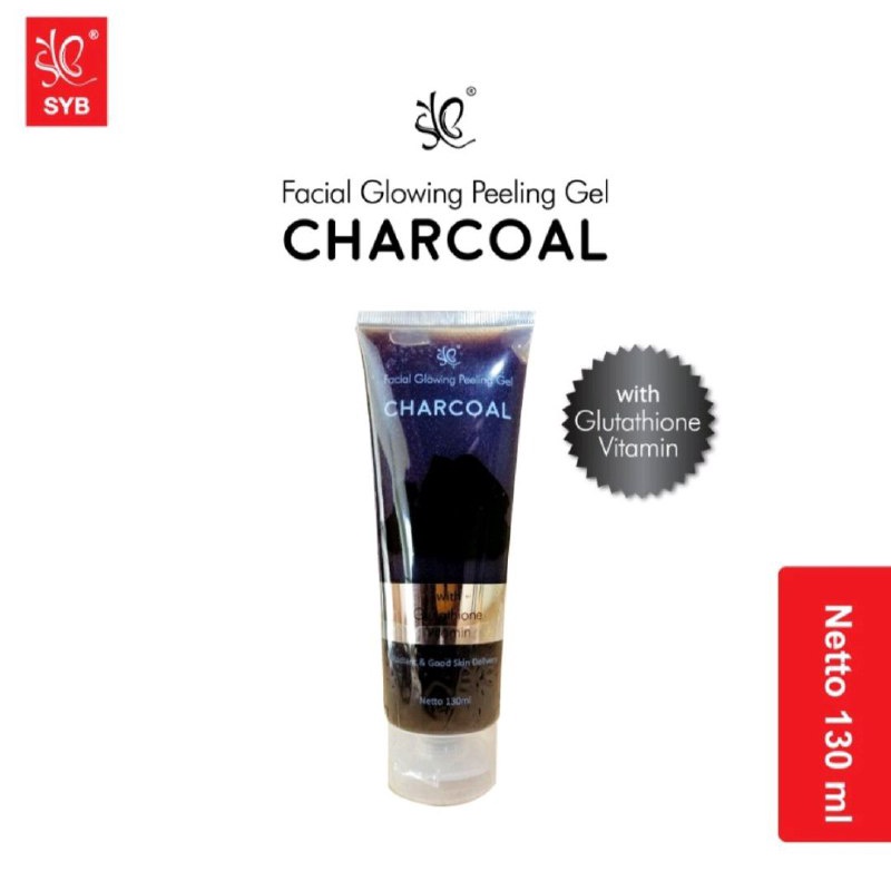 SYB FACIAL GLOWING PEELING GEL WITH CHARCOAL - PEELING GEL CHARCOAL