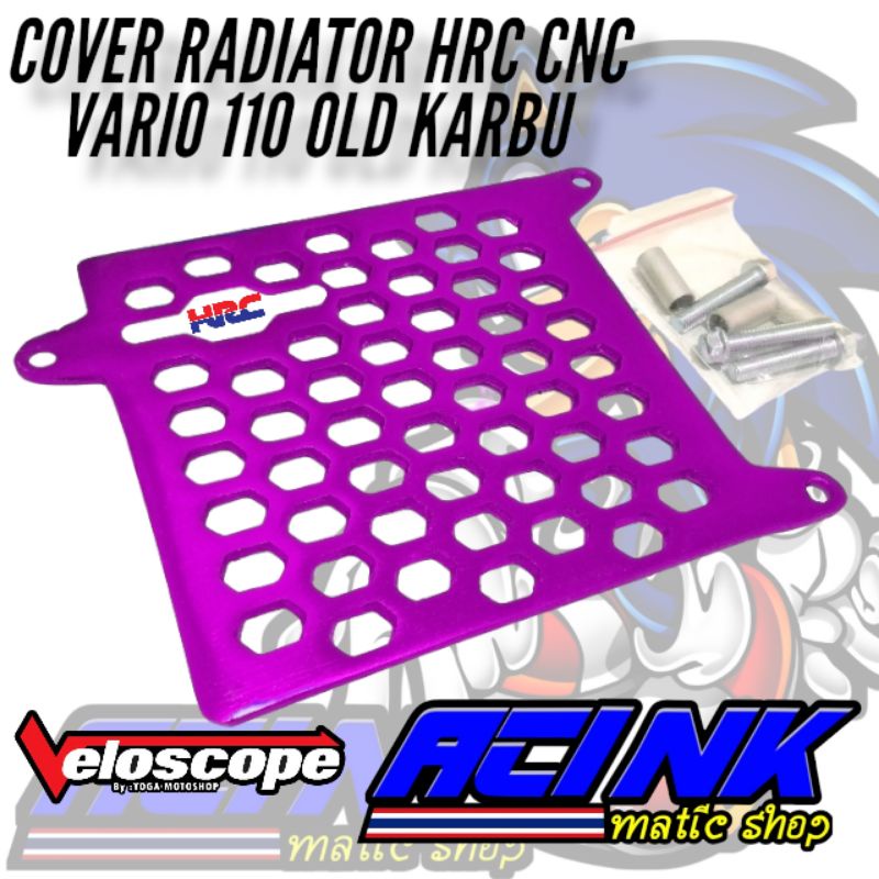 cover radiator hrc vario 110 karbu tutup cover radiator hrc cnc vario 110 old karbu