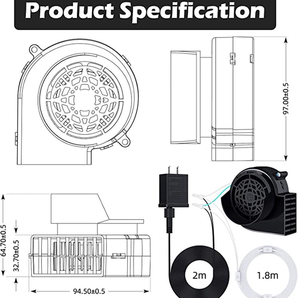 Solighter Air Blower Angin Motor Kipas Angin Pesta Kebun Kuat