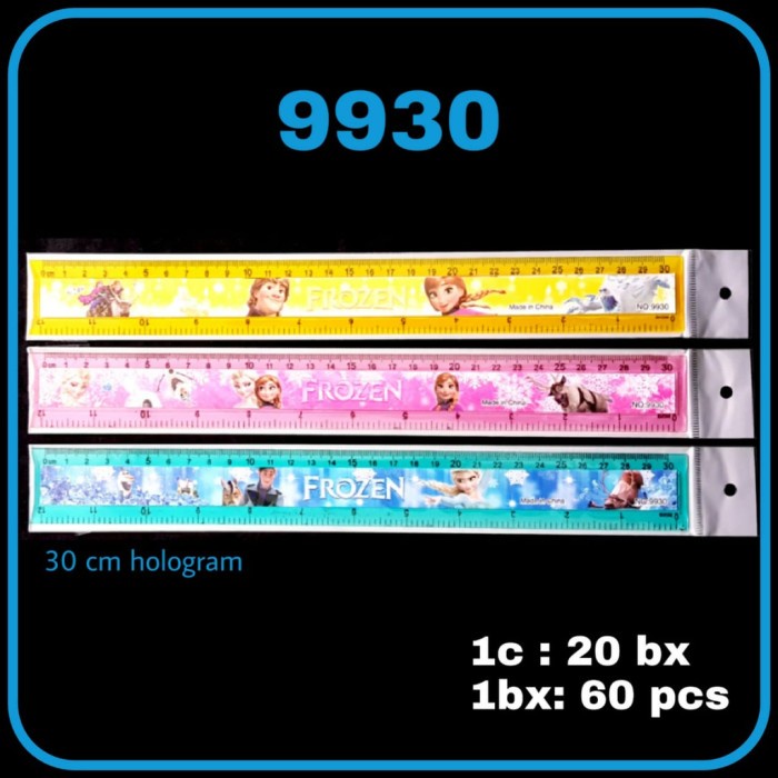 

PRO Penggaris Fancy seri 30cm Lebar / Penggaris Lebar / Ruler - 9930, Bebas