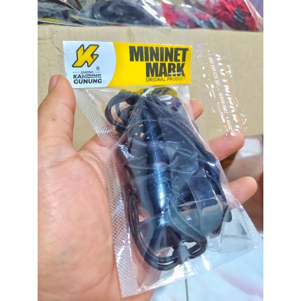 JARING KAMBING GUNUNG MININET MARK MINI NET ORIGINAL ASLI JARING BAGASI MOTOR JAS HUJAN TAS HELM JOK