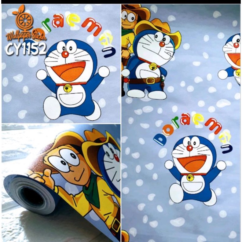Wallpaper dinding motif Karakter doraemon cy1152