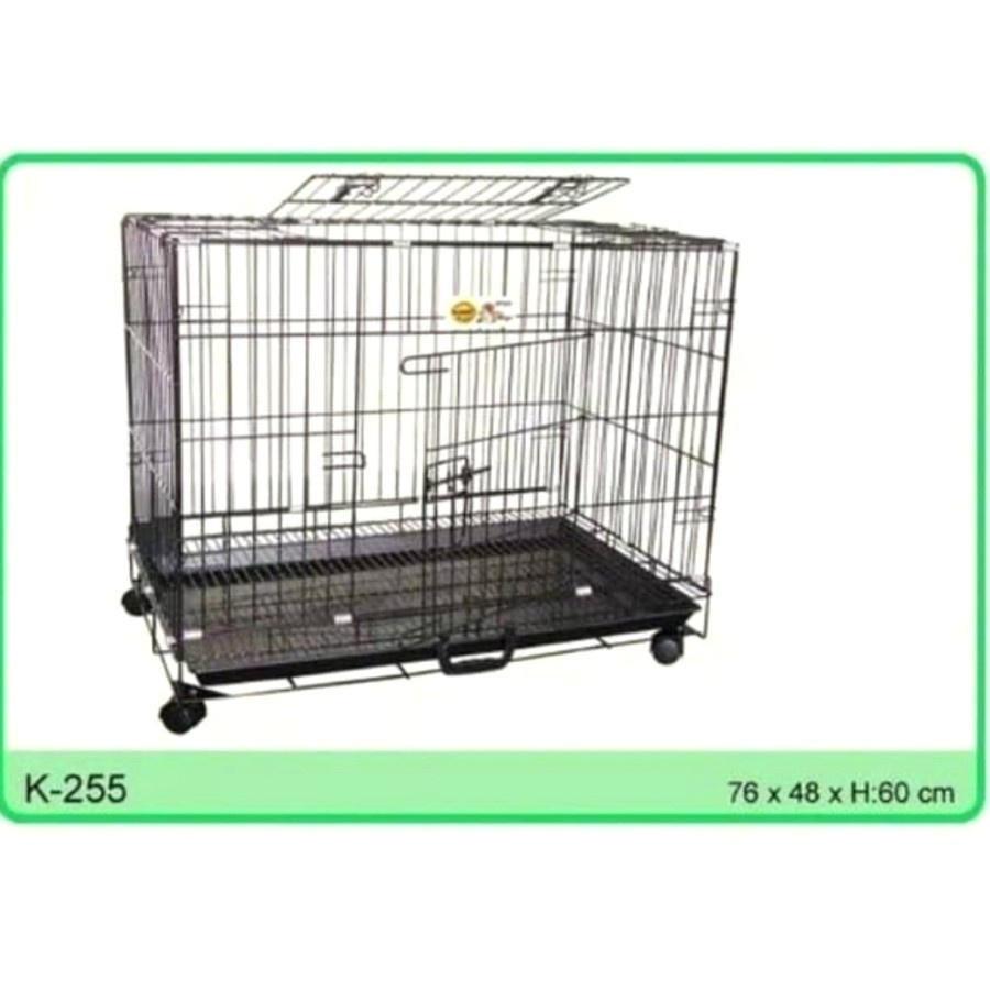 kandang lipat anjing/kucing/kelinci 76x48x60 CM Octagon K255 - Promo