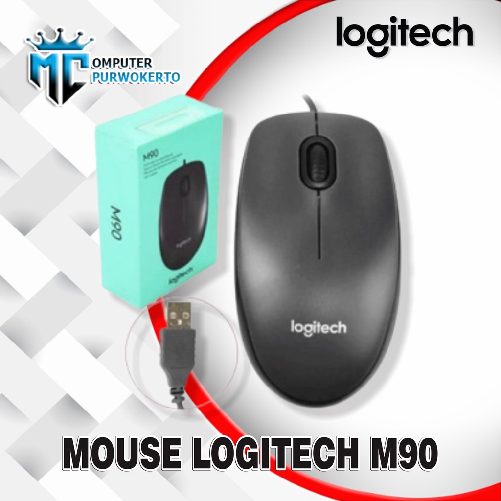 Mouse USB Logitech M90