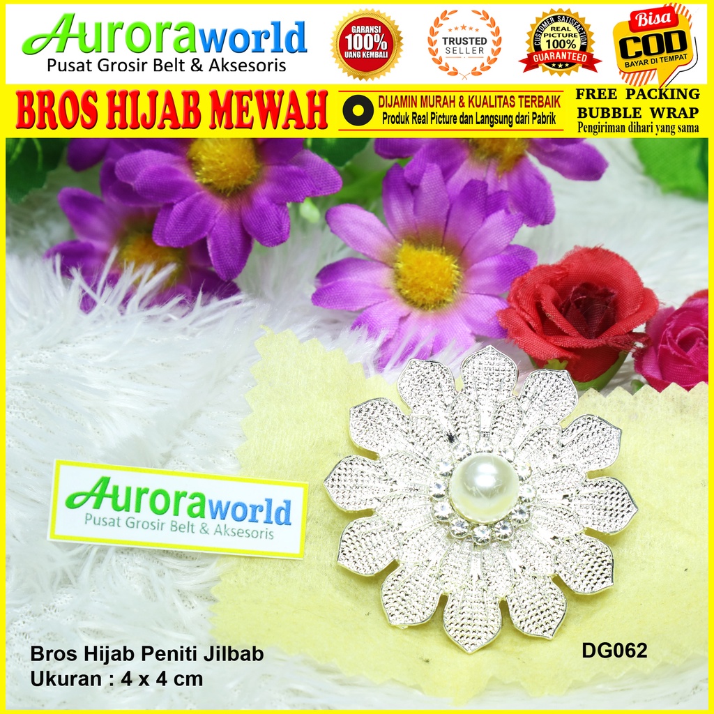 Auroraworld Bros Mutiara Bros Hijab Mewah Kualitas Super bisa COD