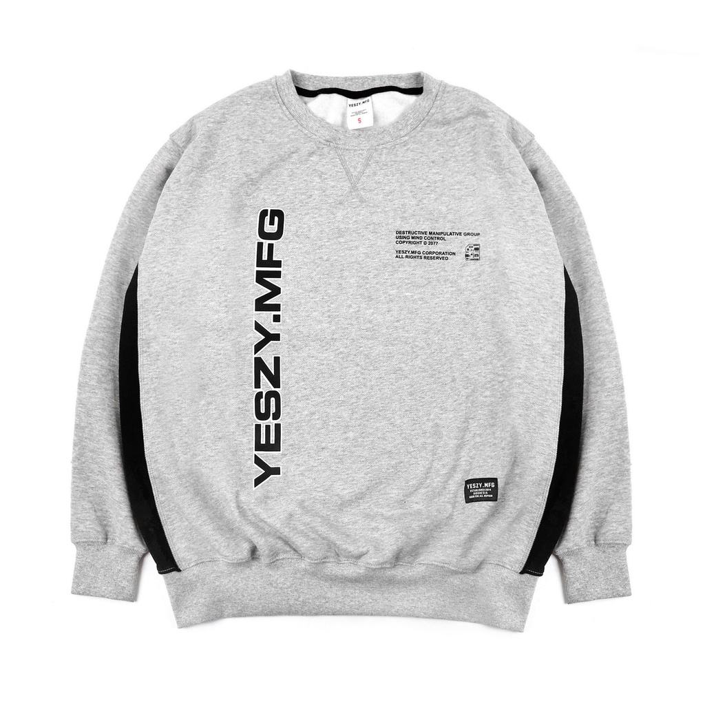 YESZY.MFG Euro Combine Misty Crewneck