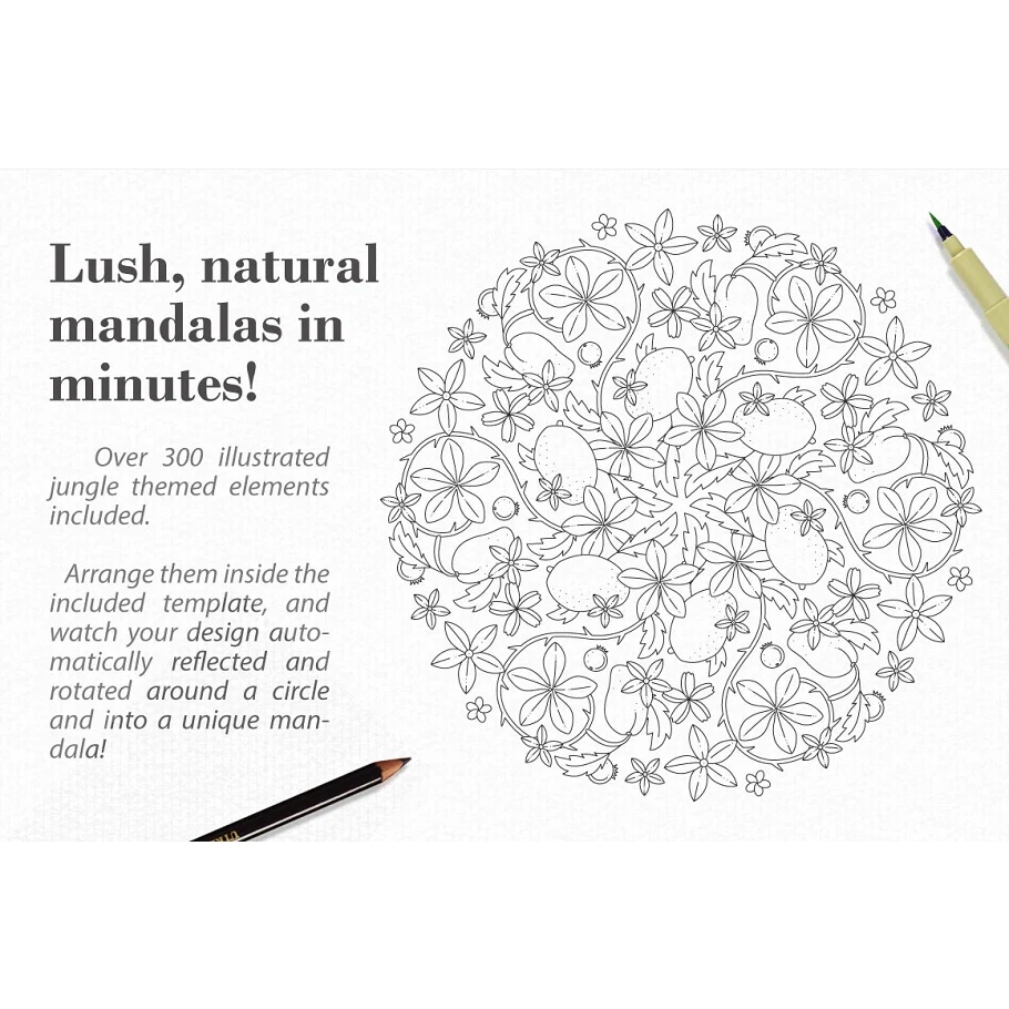 Mandala Creator Jungle Edition