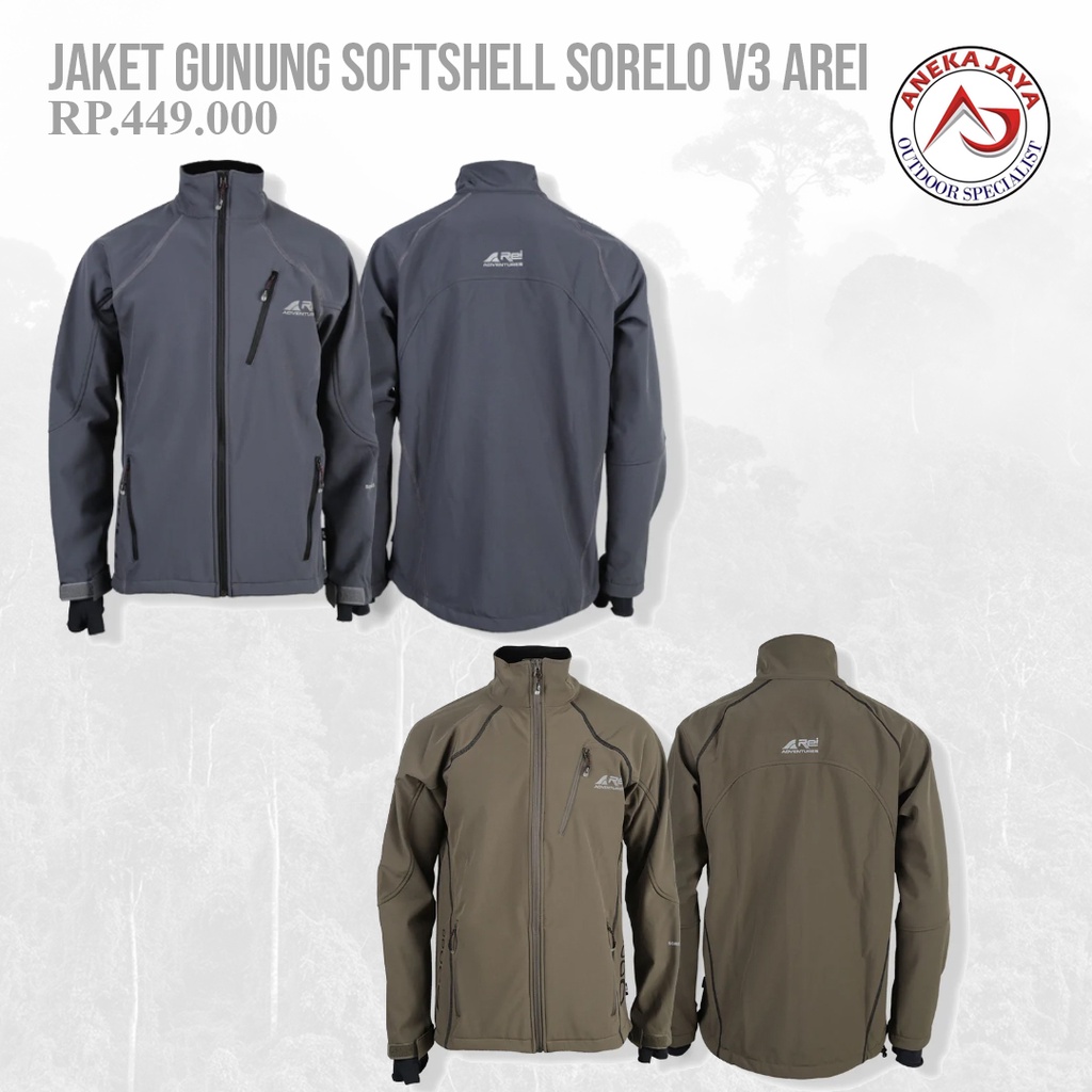 JAKET AREI SORELO V3 SOFTSHELL