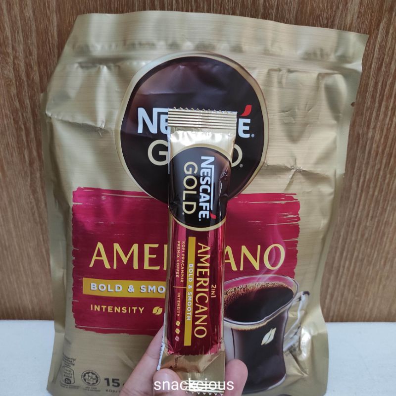 

Nescafe Gold Americano Ecer per Sachet 11gr (HALAL) MALAYSIA