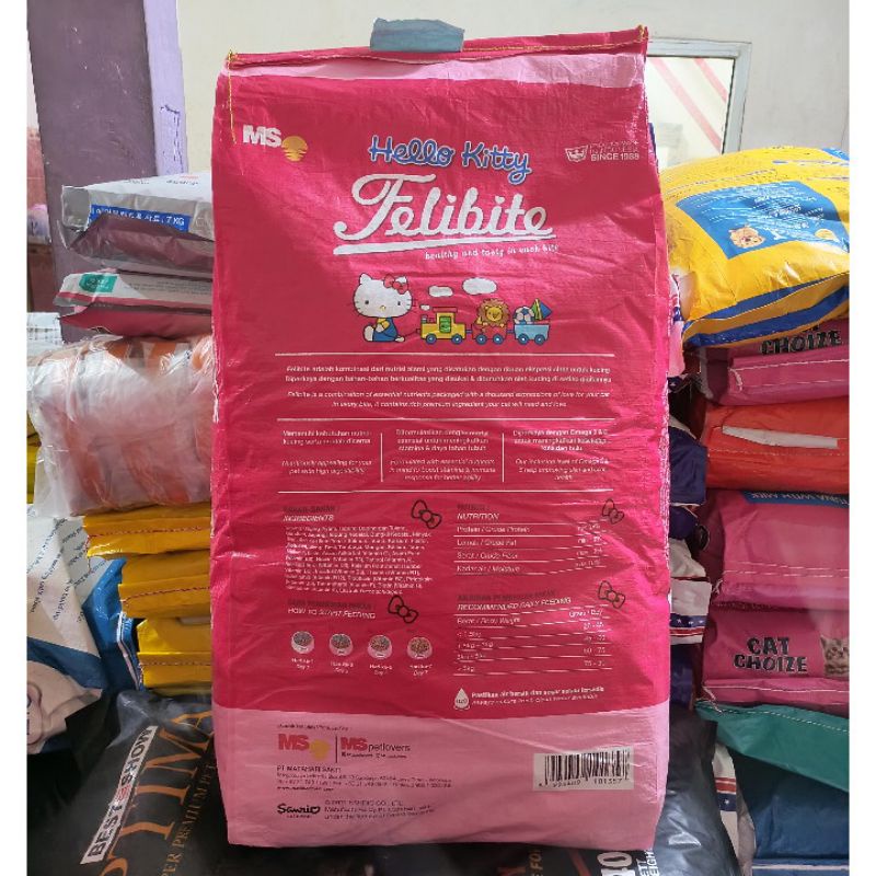 EXPEDISI Makanan Kucing Felibite Donat Kemasan 20KG / Felibite Cat Kibble Donut