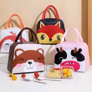 Tas Bekal / Lunch Bag Karakter Alumunium / Cooler Bag Karakter