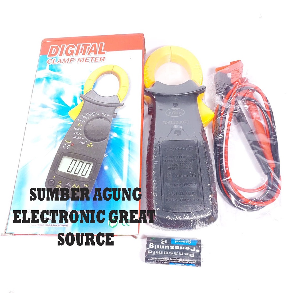 Tang Amper Digital Clamp Meter AC DT3266L Tang Ampere Multi