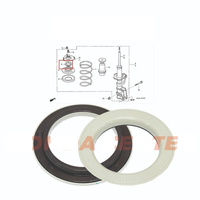 Aveiro shop - bearing laher support shock civic vti 2001 2002 2003 bearing lahar support shock civic