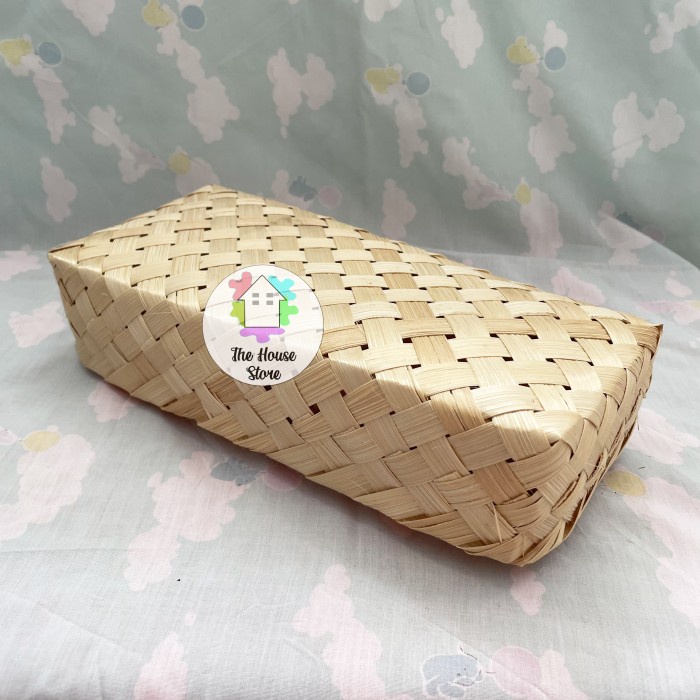 hanya disini] WADAH / TEMPAT BAMBU- BESEK PERSEGI PANJANG PREMIUM / IKAN / SATE