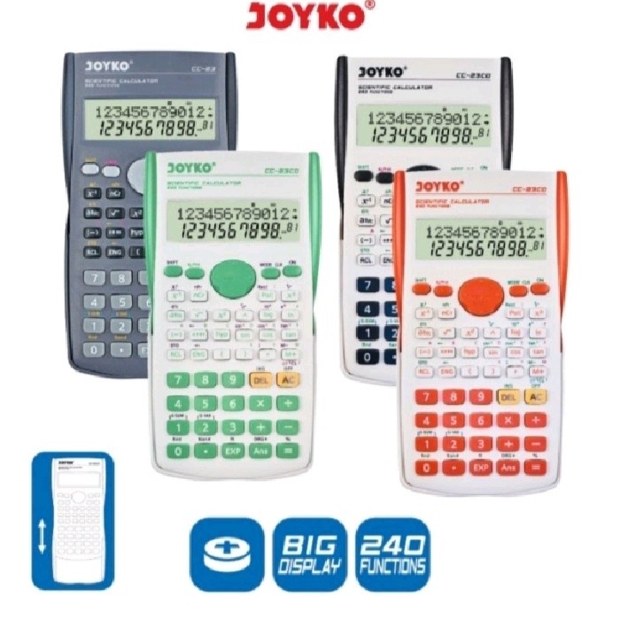 

PROMO KALKULATOR/CALCULATOR SCIENTIFIC MERK JOYKO CC 23CO