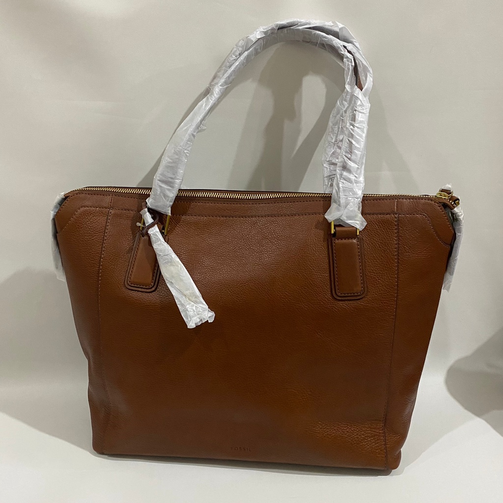Fossil jacqueline tote brown