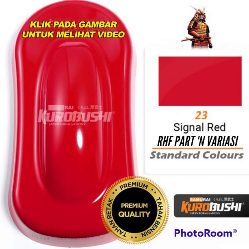 Cat Semprot Samuraipaint Signal Red 23 / Pilox Samurai merah ferrari