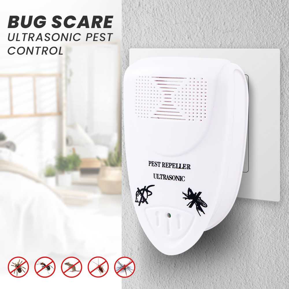 Bug Scare Ultrasonic Rat Pest Control Repeller Anti Nyamuk - HOE0065