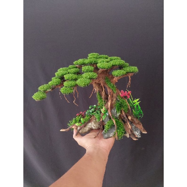 Bonsai Sintetis Aquascape Ukuran Jumbo 36-40 cm