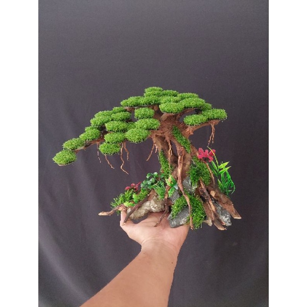 Bonsai Sintetis Aquascape Ukuran Jumbo 36-40 cm