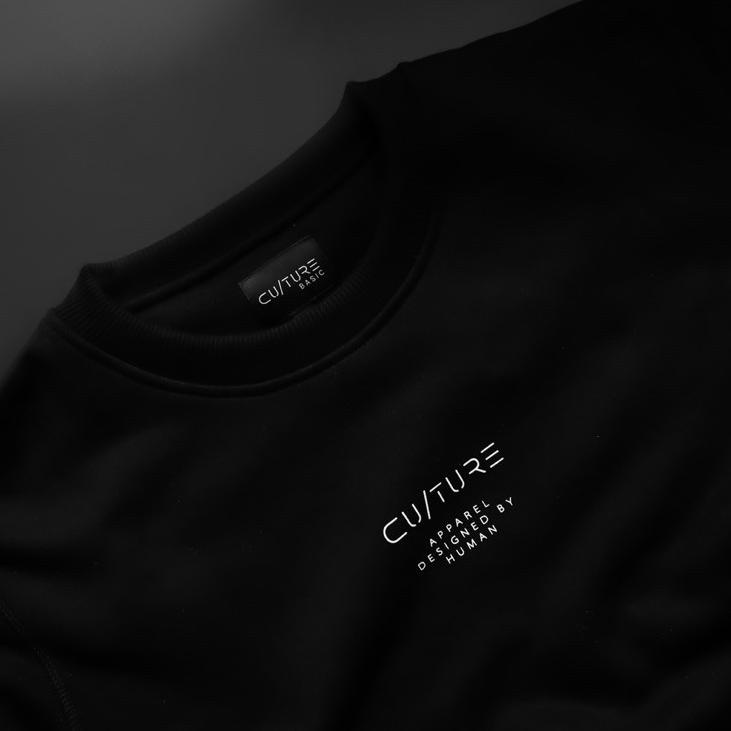 Termurah CULTURE BASIC | CREWNECK BLACK OG