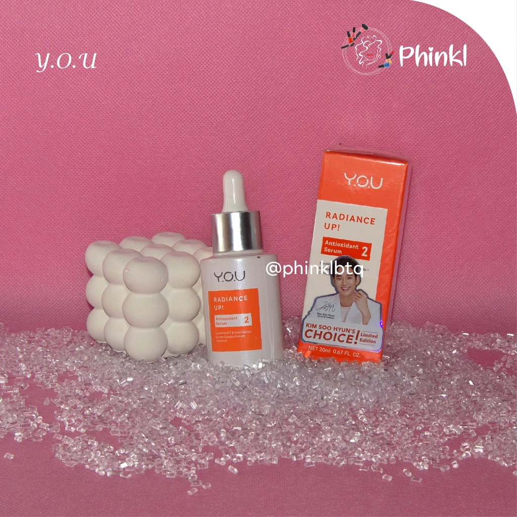 `ღ´ PHINKL `ღ´ Y.O.U Skincare Radiance Up!! Series premium memperbaiki skin barrier ala korea KPOP