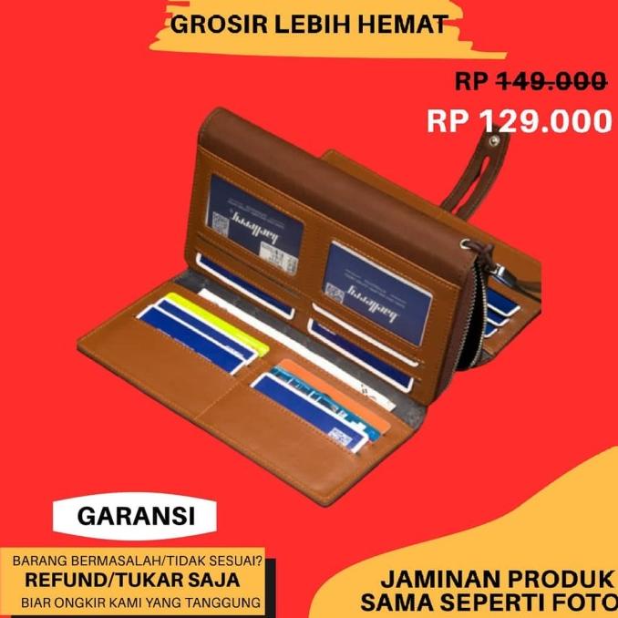 Dompet Panjang Pria Wanita Kulit Import Keren