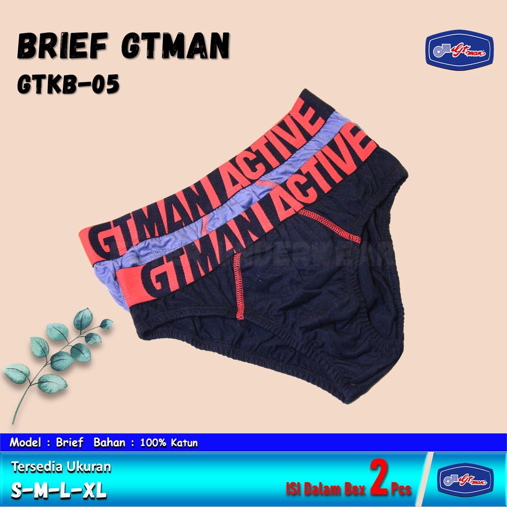 Celana Dalam Pria GTMAN GTKB 05 I1Box Isi 2 PCS