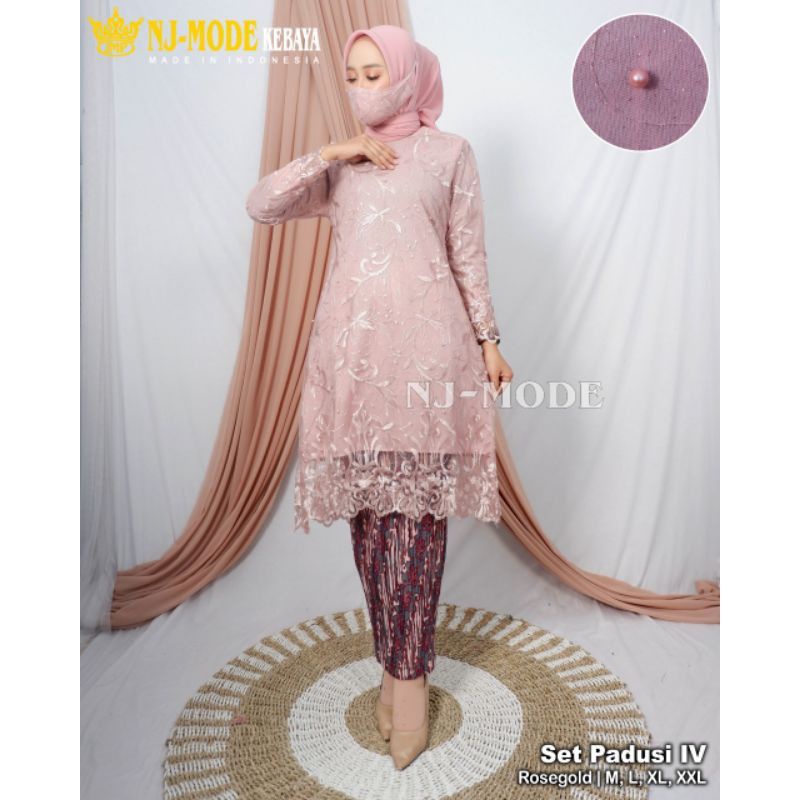 SET TUNIK PADUSI 3| STELAN KEBAYA WANITA| KEBAYA PESTA| KEBAYA WISUDA| OUTFIT BAJU PESTA WANITA| KEBAYA KONDANGAN| KEBAYA TUNIK