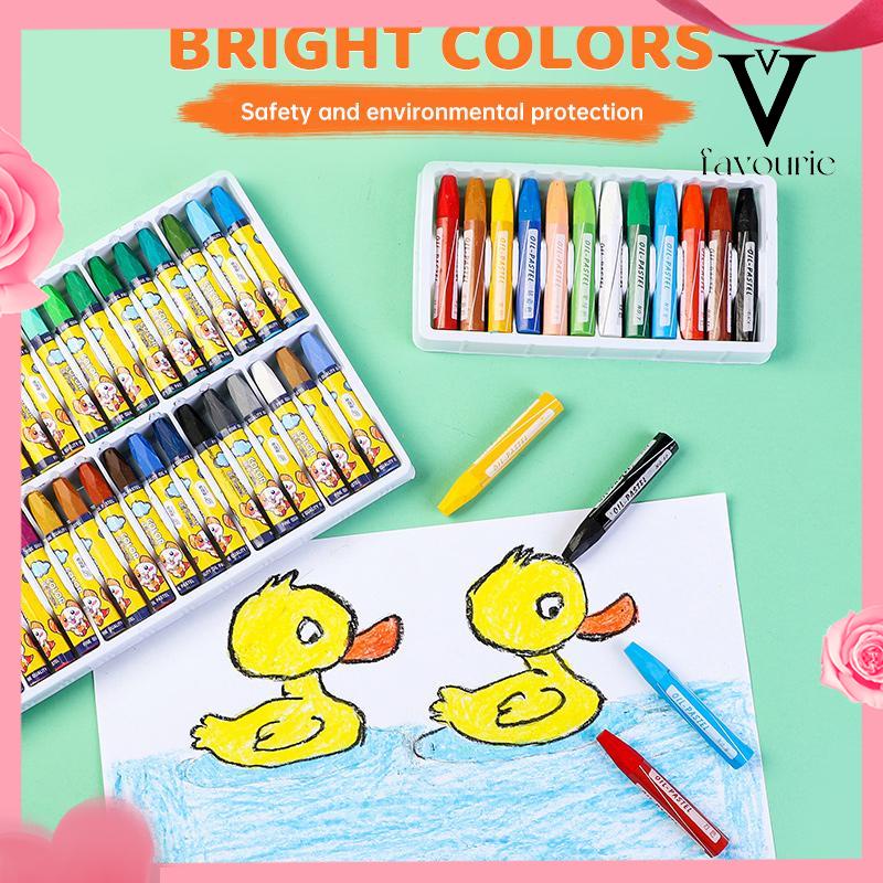 COD12-36 pastel minyak warna krayon anak-anak yang bisa dicuci alat menggambar-FA