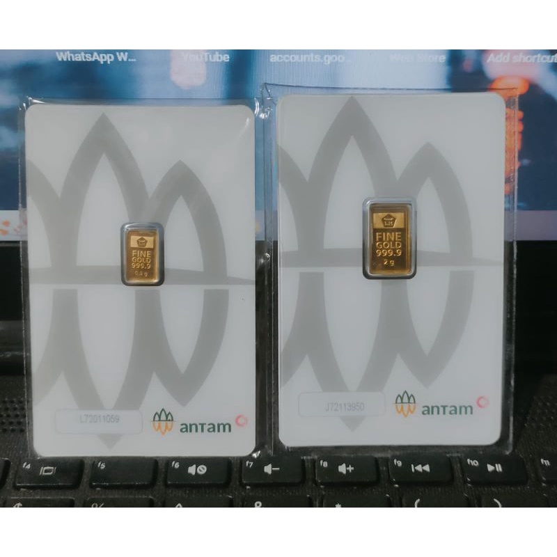 EMAS MURNI ANTAM 0,5 GRAM | LOGAM MULIA | EMAS ANTAM | MINI GOLD