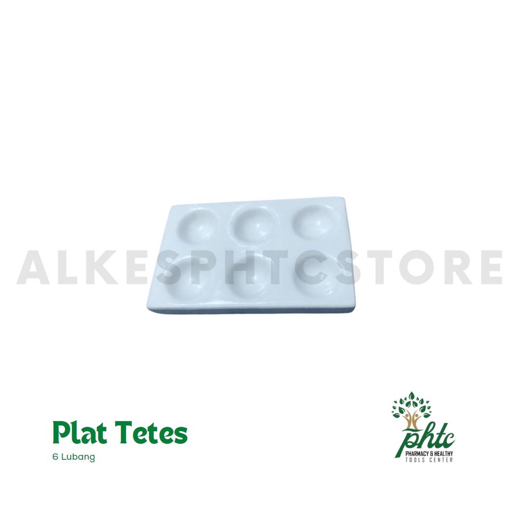 Plat Tetes 6 Lubang l Size 9cm x 6cm