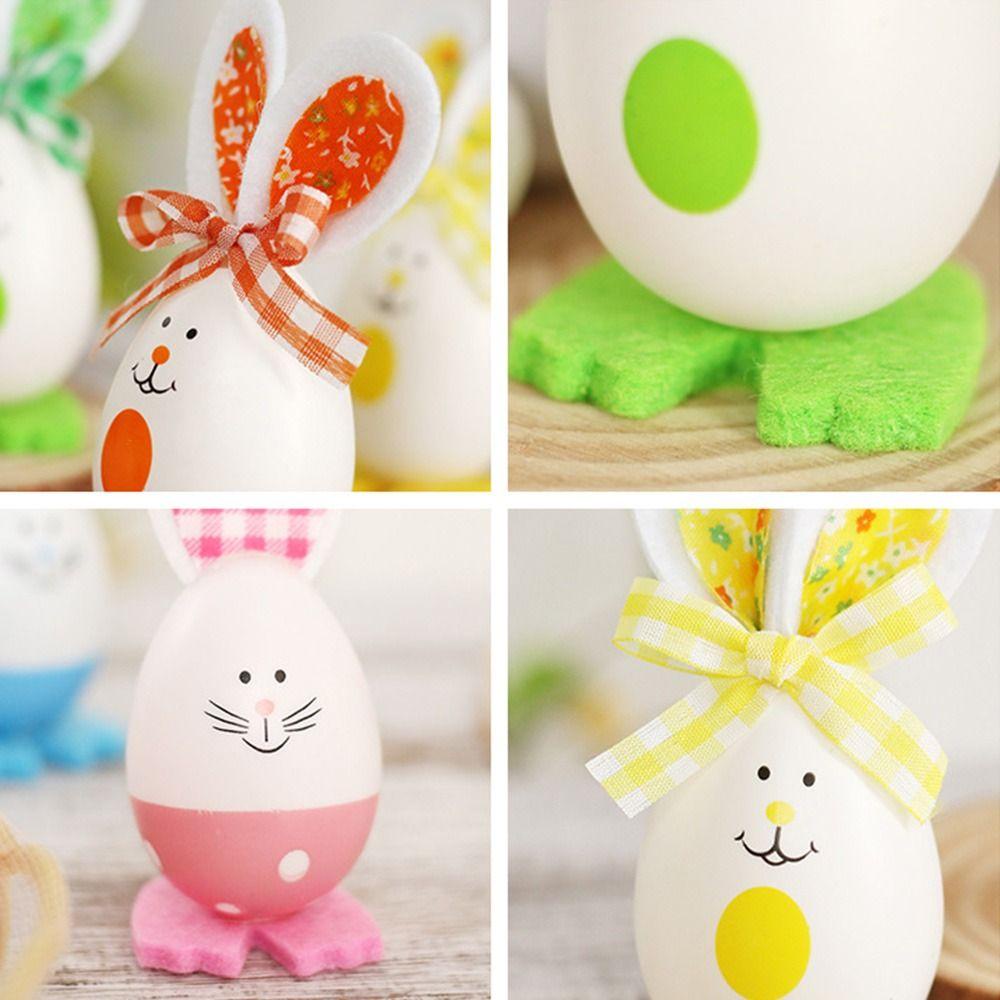 Preva 3PCS Easter Bunny Egg Festival Dekstop Party Decor Festival Hias