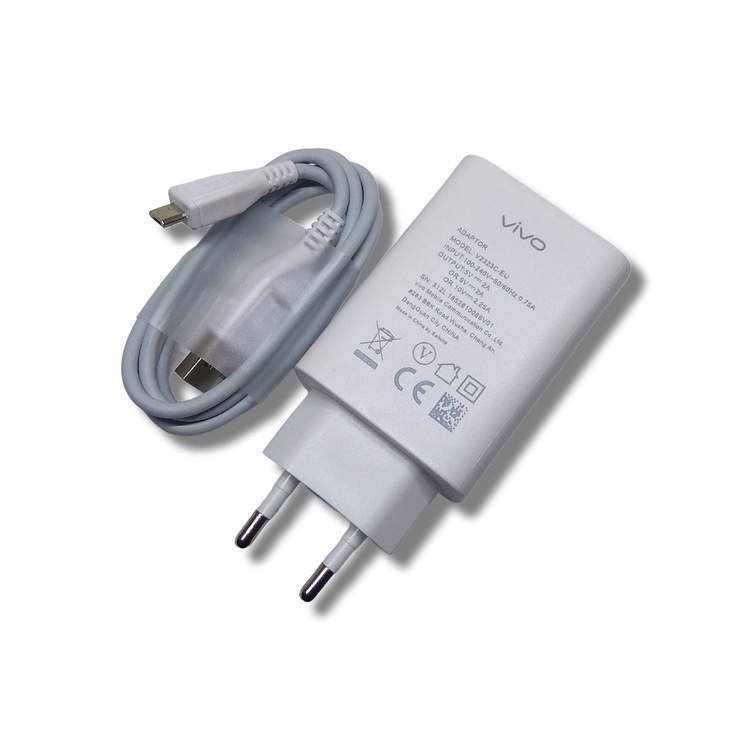 Charger Vivo Original Fast Charging 9V 2A Micro USB Charger Vivo v17 pro z2x x27 Original V2323