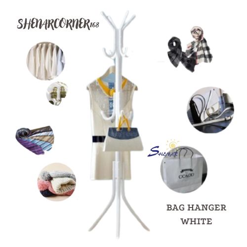 SHENAR GANTUNGAN TAS BAJU GANTUNGAN TOPI JAS JAKET / GANTUNGAN BAJU BERDIRI PORTABLE SERBAGUNA - BAG HANGER, SHENARCORNER168