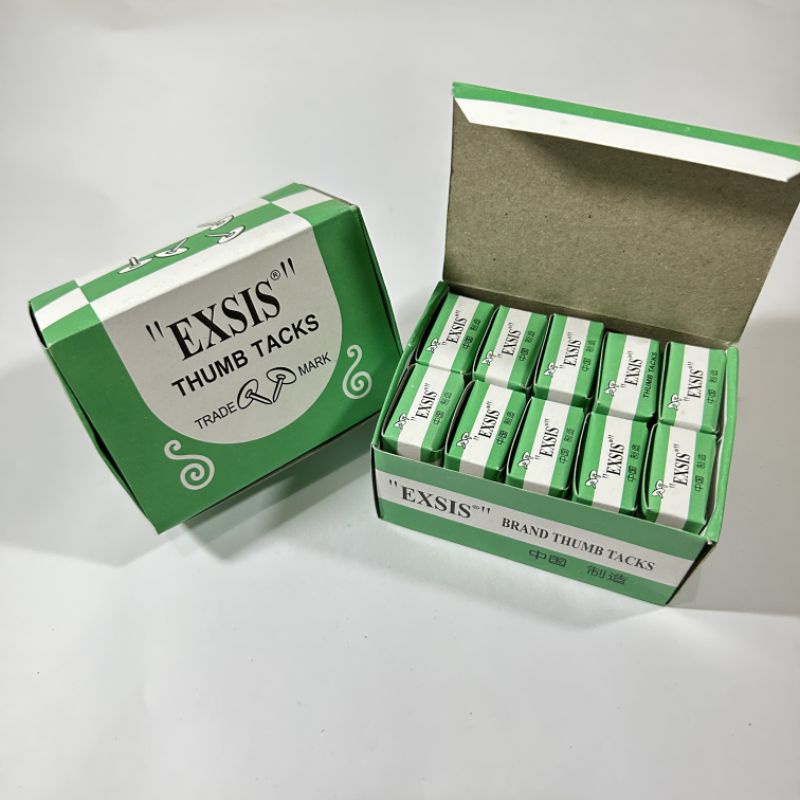 

Paku Pines Thumb Tacks Exsis isi 10 pack kecil